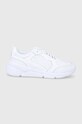 Sneakersy skórzane damskie białe syntetyczny biały RS22.OBD200