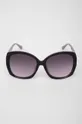Okulary damskie przeciwsłoneczne czarne 100 % Poliwęglan