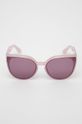 Okulary damskie przeciwsłoneczne fioletowe Oprawki: 5 % Miedź, 95 % Poliwęglan, Szkła: 100 % Poliwęglan