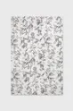Obrus bawełniany 150 x 350 cm wzorzysty biały biały