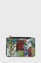 Etui na karty płatnicze Eviva L'arte damskie wzorzyste multicolor 100 % Poliuretan