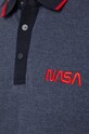 Polo tričko pánske s potlačou NASA tmavomodré RS22.POM403 tmavomodrá