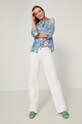 Jeansy damskie wide leg białe RS22.SJD700 biały RS22