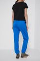 Spodnie damskie damskie gładkie niebieskie <p>94 % Bawełna, 6 % Elastan</p>