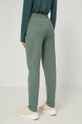 Spodnie dresowe damskie gładkie zielone 95 % Bawełna, 5 % Elastan