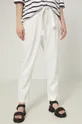 Spodnie damskie fason chinos białe biały