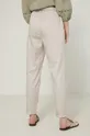 Spodnie damskie fason chinos beżowe Materiał zasadniczy: 100 % Lyocell, Inne materiały: 100 % Bawełna