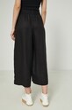 Odzież Spodnie lniane damskie high waist czarne RS22.SPDA00 czarny