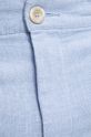 jasny niebieski Spodnie lniane męskie niebieskie