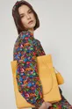 multicolor Sukienka taliowana wzorzysta multicolor