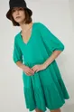 πράσινο Βαμβακερό φόρεμα Medicine