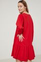Sukienka bawełniana oversize czerwona 100 % Bawełna