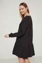 Odzież Sukienka bawełniana oversize czarna RS22.SUD502 czarny