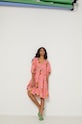 Bavlněné šaty Medicine růžová RS22.SUD610
