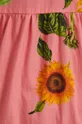 Sukienka bawełniana rozkloszowana różowa