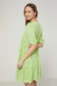 Sukienka rozkloszowana zielona Podszewka: 100 % Bawełna, Materiał zasadniczy: 100 % Wiskoza