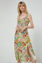 Sukienka rozkloszowana multicolor multicolor