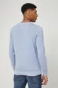Sweter bawełniany męski niebieski 100 % Bawełna