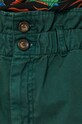 Szorty damskie high waist zielone RS22.SZD090 zielony