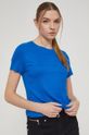 granatowy T-shirt damski niebieski Damski