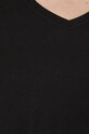 T-shirt bawełniany damski czarny RS22.TSD022 czarny