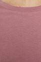 fiołkowo różowy T-shirt bawełniany damski gładki różowy
