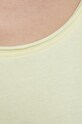 T-shirt bawełniany damski gładki żółty RS22.TSD0C4 żółty