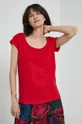 červená Bavlnené tričko