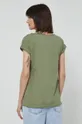 T-shirt bawełniany damski gładki zielony 100 % Bawełna