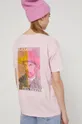 ružová Medicine - Bavlnené tričko Eviva L'arte