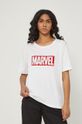 T-shirt bawełniany damski Avengers biały 100 % Bawełna