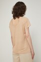 Odzież T-shirt damski lniany beżowy RS22.TSD719 beżowy