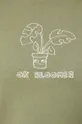 T-shirt z bawełny organicznej damski zielony Damski