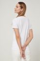 T-shirt damski z nadrukiem biały 96 % Bawełna, 4 % Elastan
