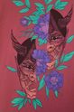 T-shirt bawełniany Tattoo Art by Agata Morzyk różowy