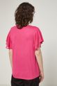 T-shirt damski gładki różowy Materiał zasadniczy: 100 % Wiskoza, Wstawki: 100 % Poliester