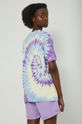 T-shirt bawełniany damski wzorzysty multicolor 100 % Bawełna