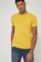 żółty T-shirt męski gładki żółty