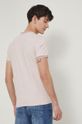 T-shirt męski gładki różowy 98 % Bawełna, 2 % Elastan