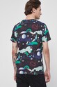 Odzież T-shirt bawełniany wzorzysty granatowy RS22.TSM200 granatowy