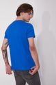 T-shirt bawełniany z nadrukiem niebieski 100 % Bawełna