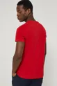 T-shirt z bawełny organicznej męski czerwony <p>100 % Bawełna organiczna</p>