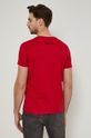 T-shirt bawełniany męski Twin Peaks czerwony 100 % Bawełna