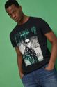 czarny T-shirt bawełniany męski Matrix czarny Męski