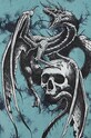 T-shirt bawełniany męski Tattoo Art by Piekłowstąpienie - Maciej Puchała turkusowy RS22.TSM751 turkusowy