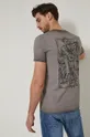 T-shirt bawełniany męski Tattoo Art by ZUZA GALU - Zuza Gałuszka szary 100 % Bawełna