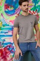 T-shirt bawełniany męski Tattoo Art by ZUZA GALU - Zuza Gałuszka szary szary RS22.TSM752