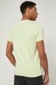 T-shirt bawełniany męski z nadrukiem zielony 100 % Bawełna