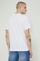 T-shirt męski z nadrukiem biały 95 % Bawełna, 5 % Elastan