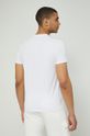 T-shirt z bawełny organicznej męski biały <p>100 % Bawełna organiczna</p>